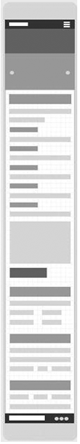 Mobile Size About Wireframe